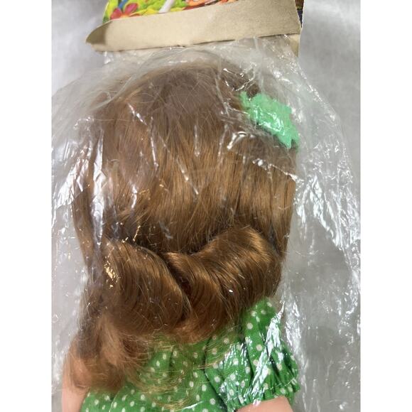 Big Eye 9" Vinyl Girl Doll Kawaii Anime Eyes New in Package Vintage 1970s - Picture 5 of 8